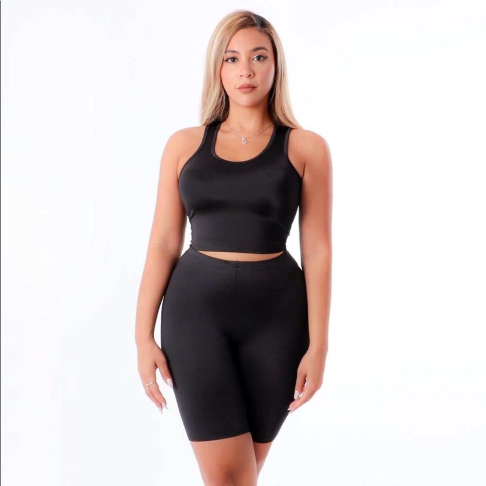 Crop Top Short Set